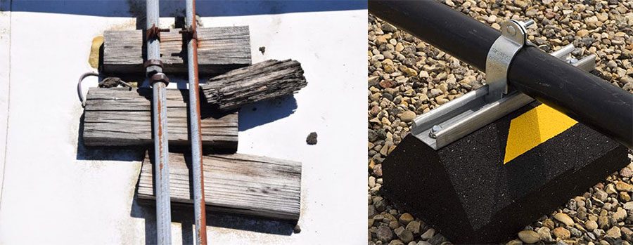 Wood VS Rubber Support
